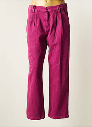 Pantalon drept elasticitate mărime normală violet HAPPY femeie