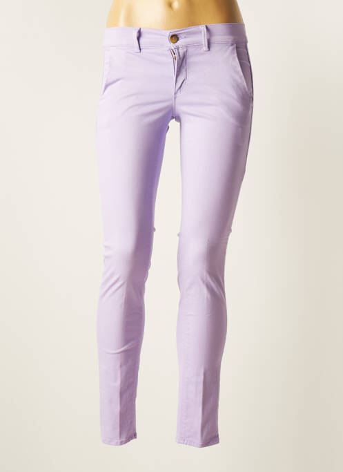 Pantalon drept violet HAPPY femeie