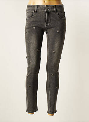 Blugi cu croială slim gri TOXIK3 femeie