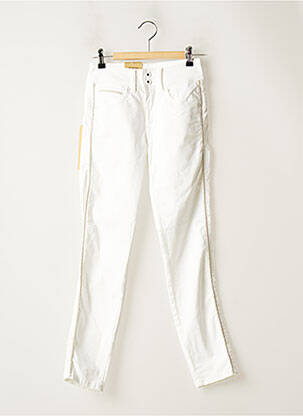 Pantalon slim alb SALSA femeie