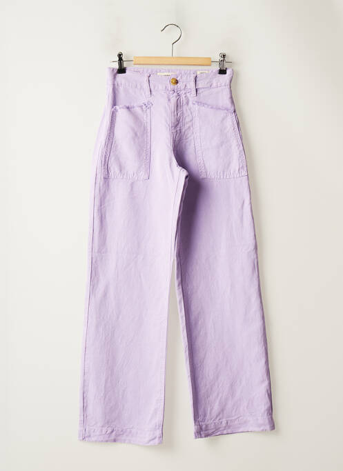 Pantalon drept violet HAPPY femeie