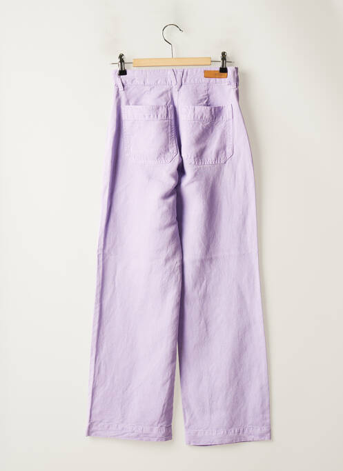 Pantalon drept violet HAPPY femeie
