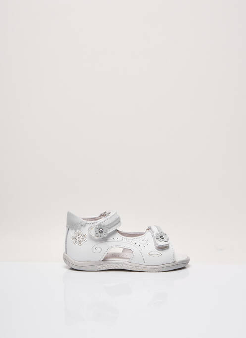 Sandale/Pantofi decupați alb NOËL fată