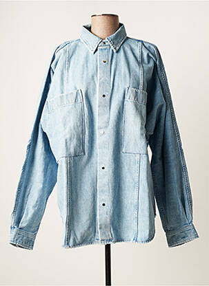 Jachetă de blugi albastru MADEINTOMBOY femeie