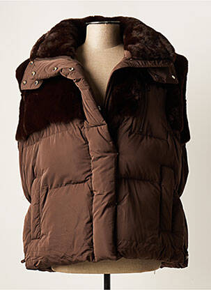 Geacă matlasată maro VEGANCODE femeie