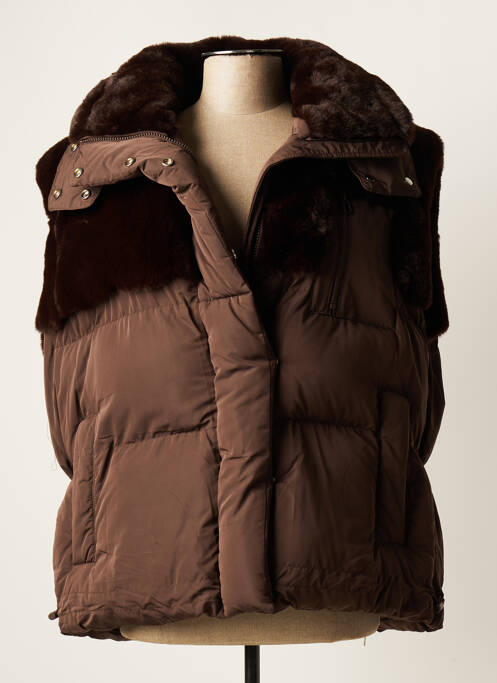 Geacă matlasată maro VEGANCODE femeie