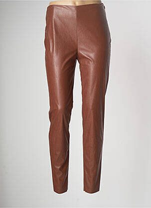 Pantalon slim maro PIER ANTONIO GASPARI femeie