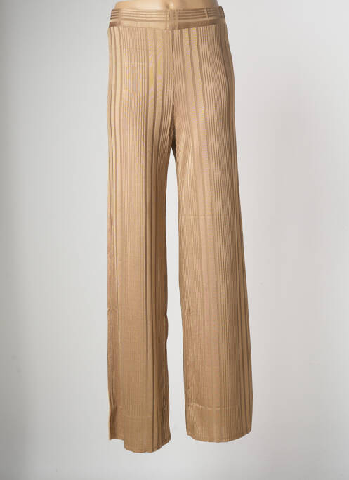 Pantalon larg maro PIER ANTONIO GASPARI femeie