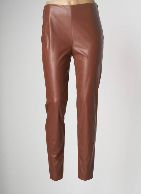 Pantalon slim maro PIER ANTONIO GASPARI femeie