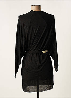 Rochie scurtă mâneci 3/4 mâneci 3/4 negru PIER ANTONIO GASPARI femme