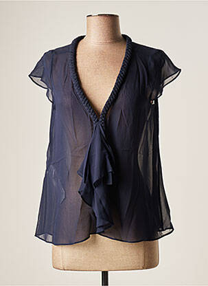 Bluză albastru EMPORIO ARMANI femeie