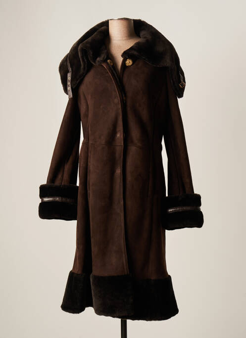 Palton lung maro ESCADA femeie