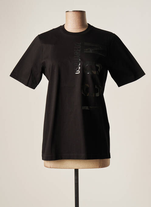 Tricou negru DSQUARED2 femeie