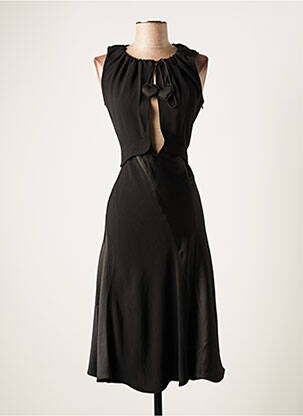 Rochie midi negru LANVIN femeie