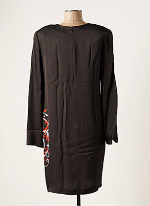 Rochie scurtă croială fluidă mâneci lungi negru ESCADA femeie