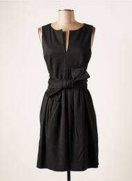 Rochie midi fără mâneci fără mâneci negru PAULE KA femme