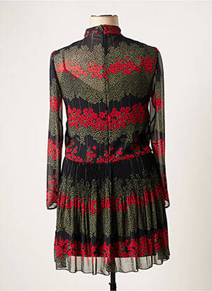 Rochie scurtă închidere cu fermoar la spate mâneci lungi negru RED VALENTINO femeie