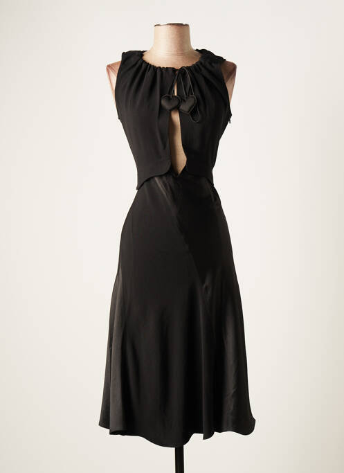 Rochie midi negru LANVIN femeie