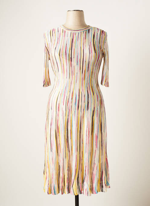 Rochie pulover alb MISSONI femeie