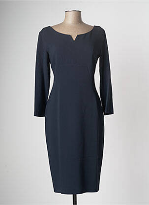 Rochie midi mâneci lungi mâneci lungi albastru ANTONELLI FIRENZE femeie
