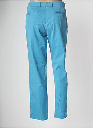 Pantalon chino țesătură poplin mărime normală albastru ATELIER NOTIFY femeie