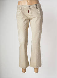 Blugi bootcut selecție denim talie joasă bej DSQUARED2 femeie