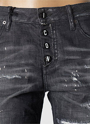 Blugi cu croială slim subțire mărime normală gri DSQUARED2 femeie