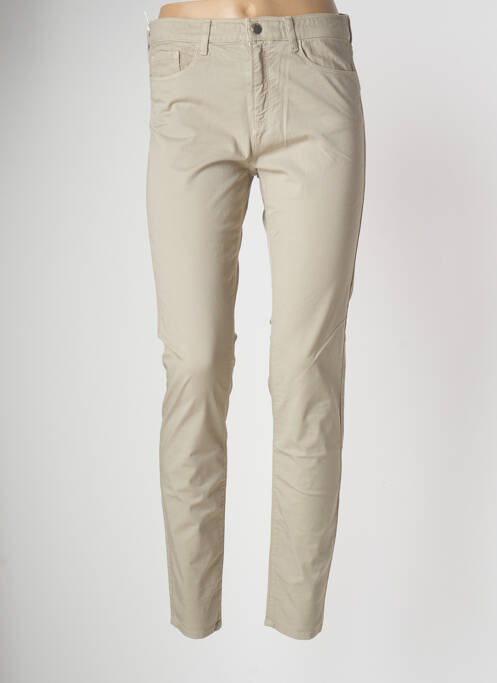 Pantalon slim bej EMPORIO ARMANI femeie