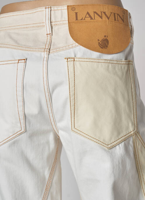 Blugi cu croială largă bej LANVIN femeie