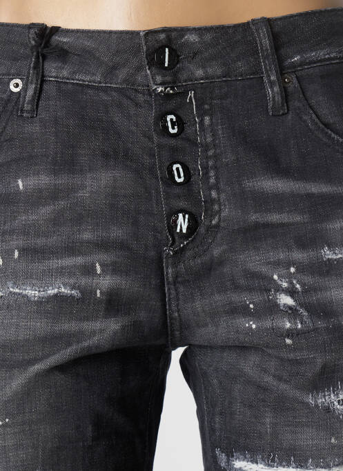 Blugi cu croială slim gri DSQUARED2 femeie