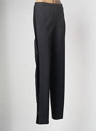 Pantalon chino broderie galoni laterali mărime normală negru RED VALENTINO femeie