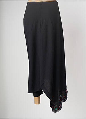 Fustă lungă croială asimetrică negru LANVIN femeie