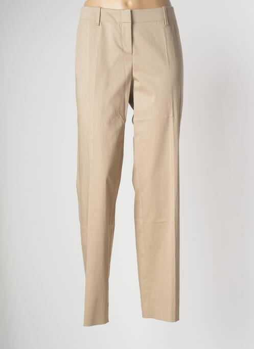 Pantalon drept bej HUGO BOSS femeie