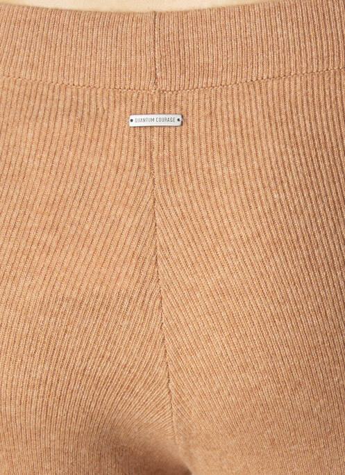 Pantalon evazat bej QUANTUM COURAGE femeie