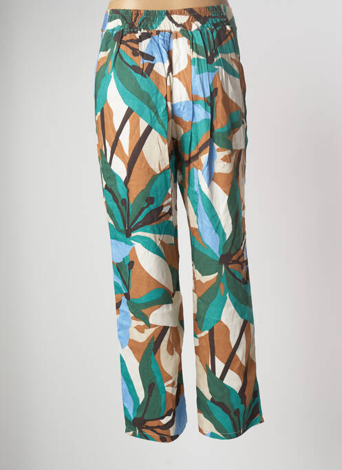 Pantalon drept verde TENDANCE UNIQUE femeie