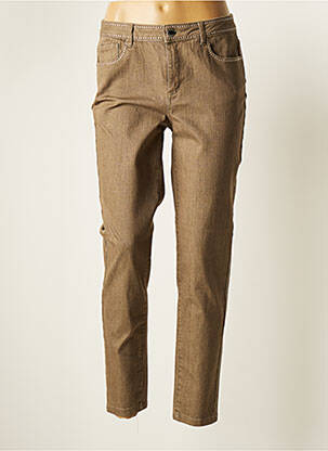 Blugi cu croială slim subțire mărime normală bej FUEGO WOMAN femme