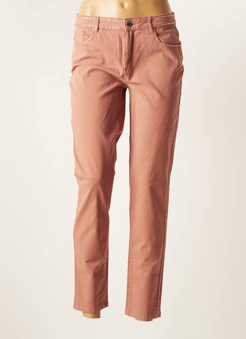 Pantalon slim elasticitate mărime normală roz FUEGO WOMAN femme