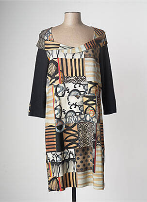 Rochie midi bej DOLCEZZA femeie