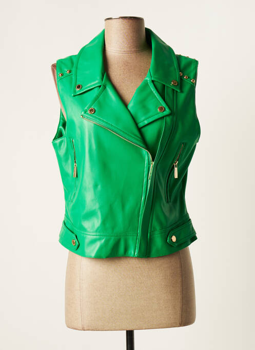 Geci din piele ecologică verde LOLA CASADEMUNT femeie