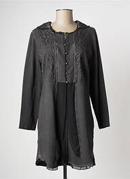 Jachete casual guler rotund gri MERI & ESCA femme
