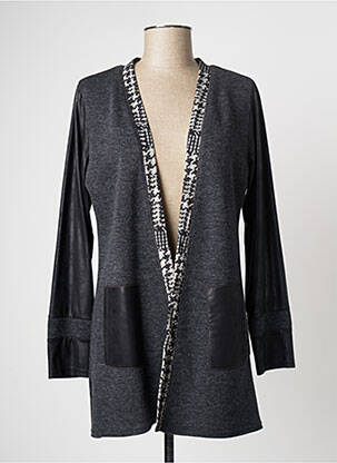 Vestă cu mâneci lungi gri MERI & ESCA femeie