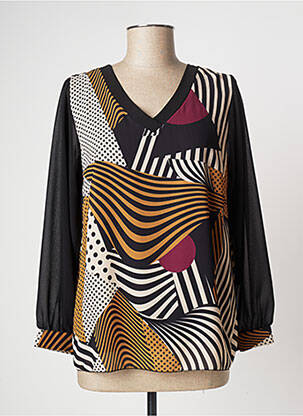 Bluză negru COULEURS DU TEMPS femeie