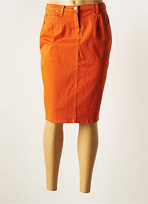 Fustă midi portocaliu MERI & ESCA femeie
