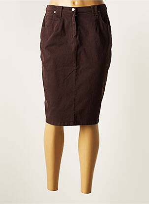 Fustă midi maro MERI & ESCA femeie