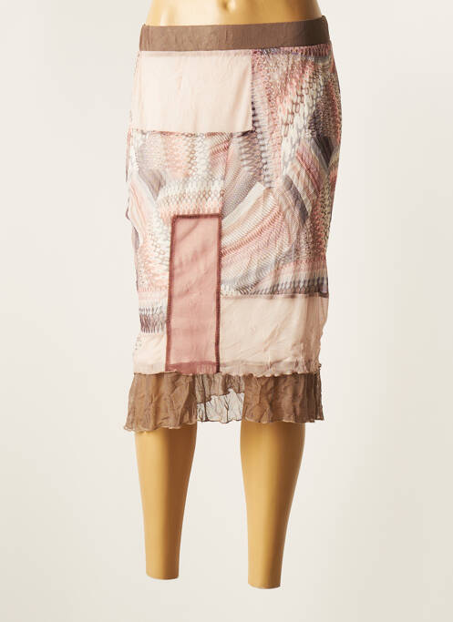 Fustă midi maro GUY DUBOUIS femeie