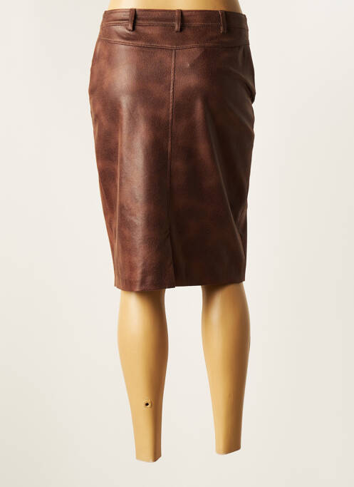 Fustă midi maro GUY DUBOUIS femeie