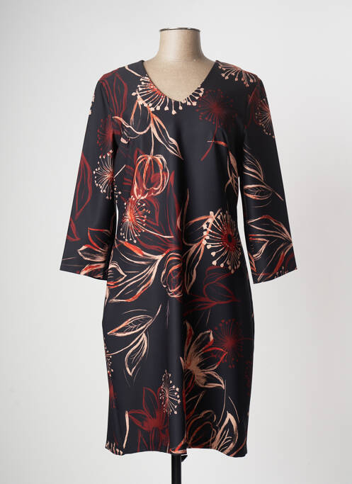 Rochie midi negru COULEURS DU TEMPS femeie