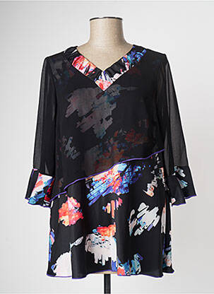 Tunică mâneci lungi negru MERI & ESCA femeie