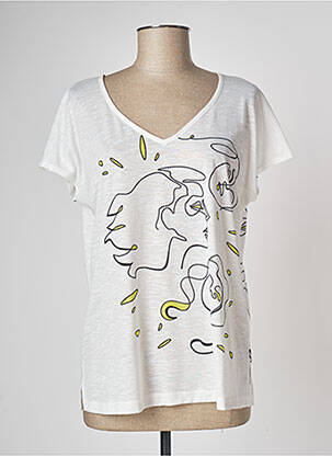 Top alb MERI & ESCA femeie