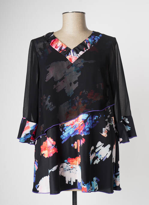 Tunică mâneci lungi negru MERI & ESCA femeie